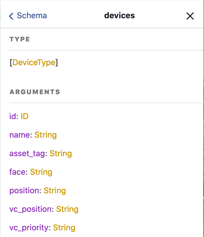 Documentation Explorer: Device Attributes